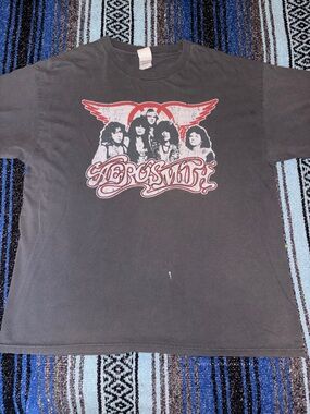 Vintage Y2K Aerosmith Band Tee Shirt